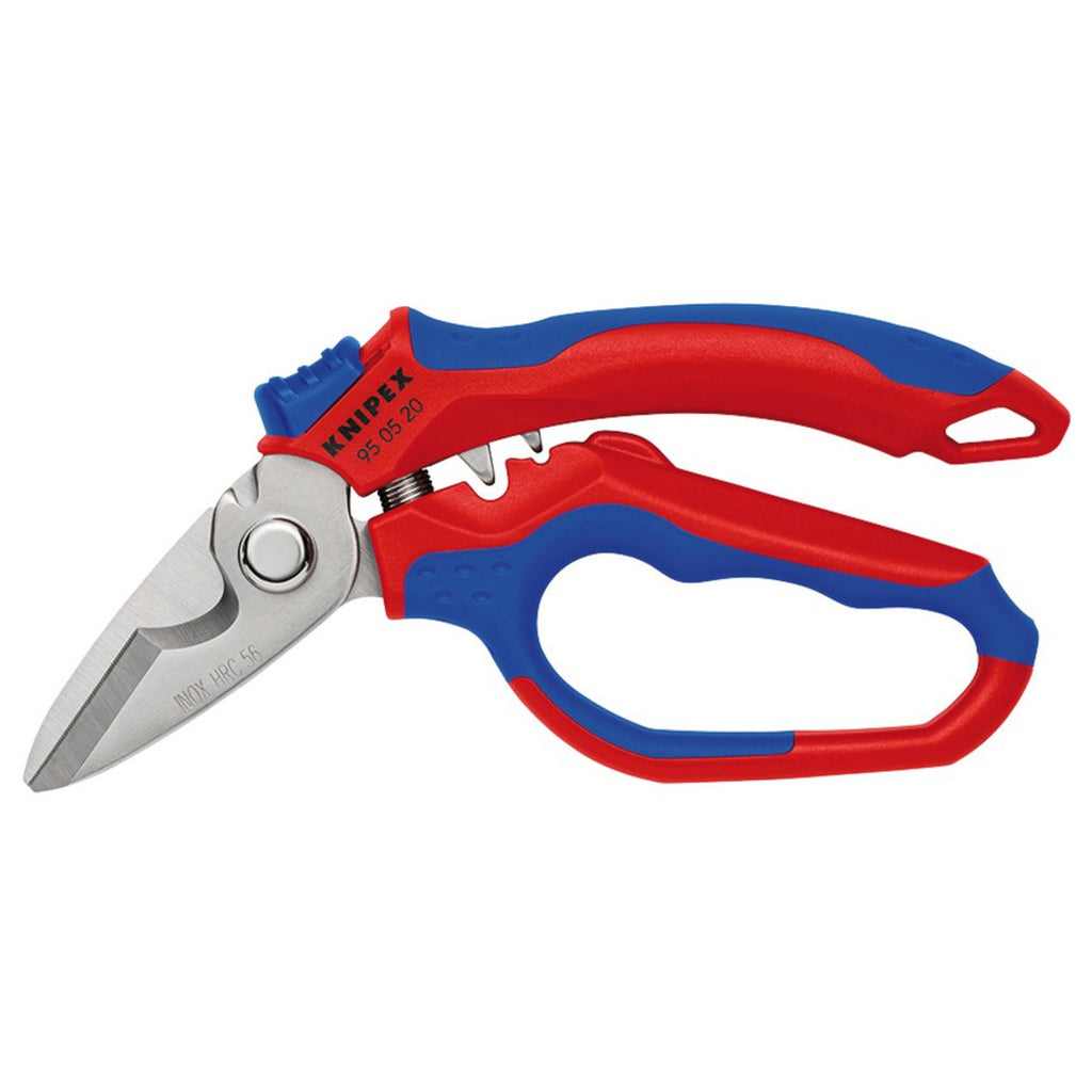 KNIPEX 20290 95 05 20 SB Angled Electricians Shears, 160mm