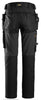 Snickers 6590 slim fit work trousers with built in knee pads black