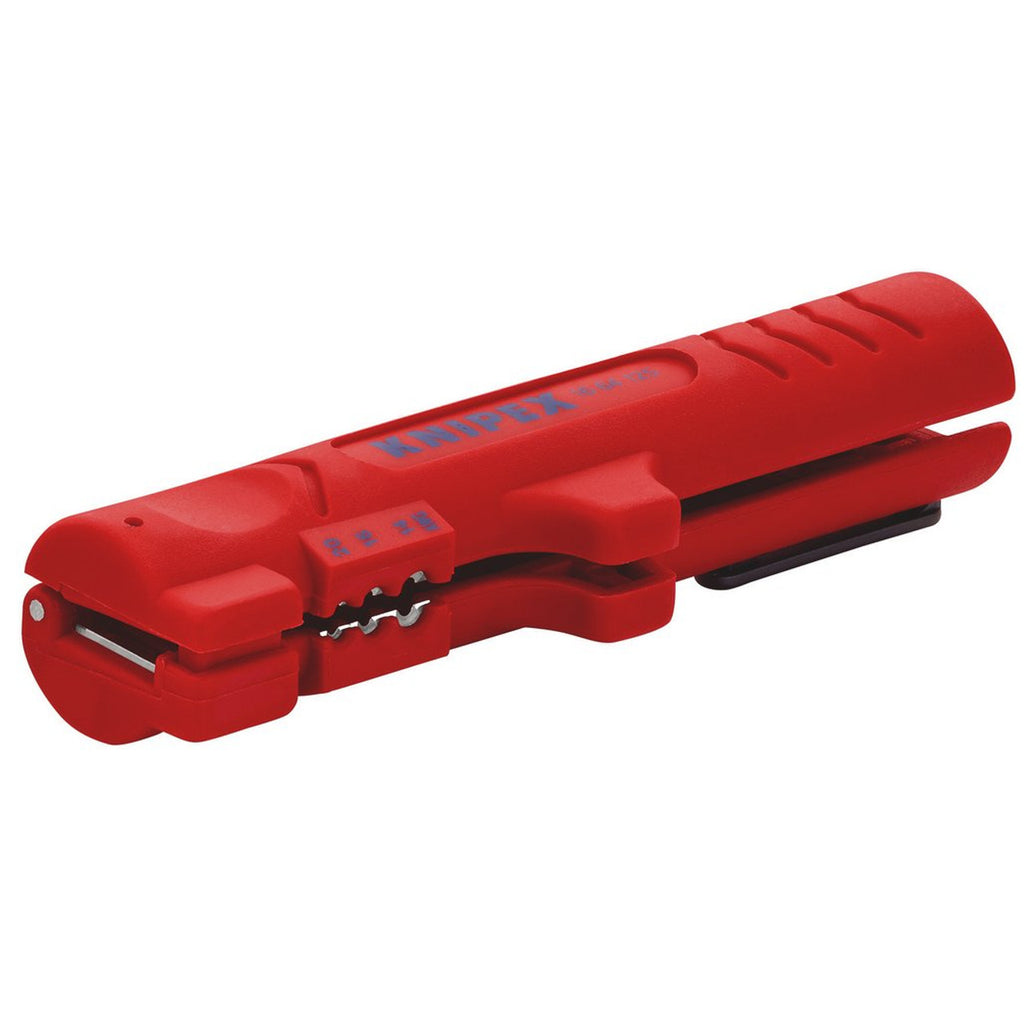 KNIPEX 38352 16 64 125 SB Stripping Tool for flat and round cable, 125mm