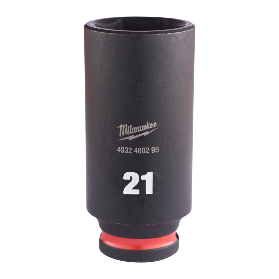 Milwaukee Hex socket ShW 3/8 deep 21mm 4932480295