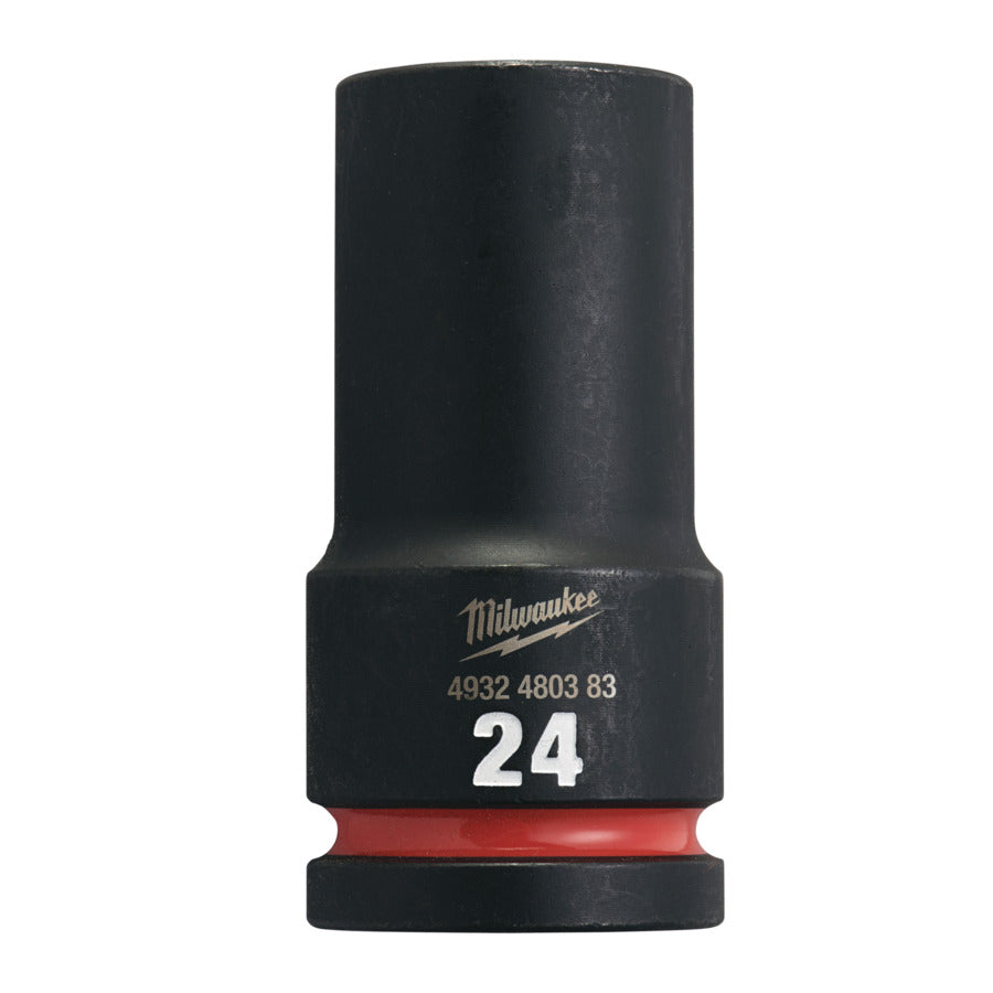 Milwaukee 24mm 3/4" impact socket deep-1pc NEW 4932480383