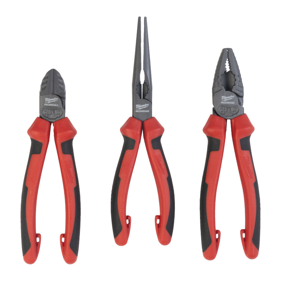 Milwaukee 3 Piece Plier Set 4932492773