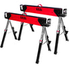 Excel Steel Sawhorse Adjustable Legs Twin Pack 1178Kg 6288