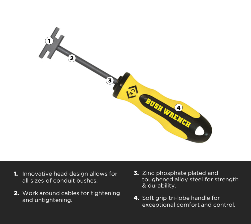 CK tools conduit bush wrench spanner - T4755