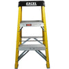 Excel Electricians Fibreglass Step Ladder 3 Tread 0.76m Heavy Duty 7403