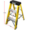 Excel Electricians Fibreglass Step Ladder 3 Tread 0.76m Heavy Duty 7403