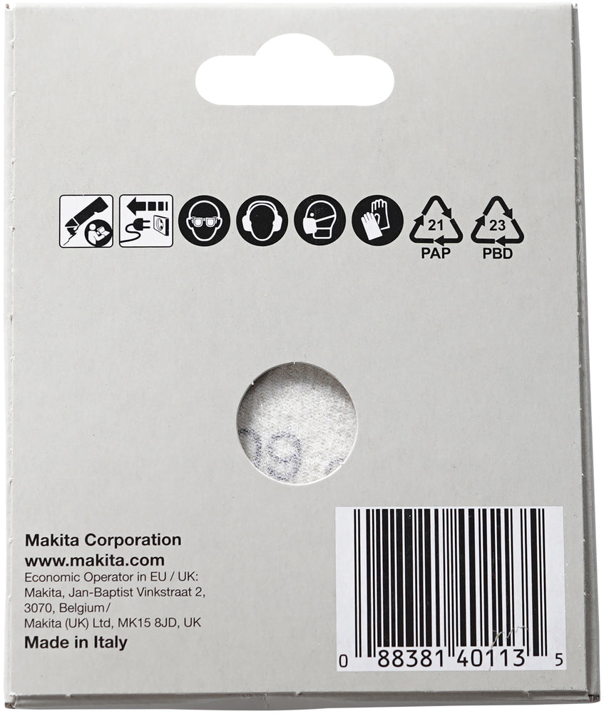 Makita Abrasive paper set 94 mm B-21674