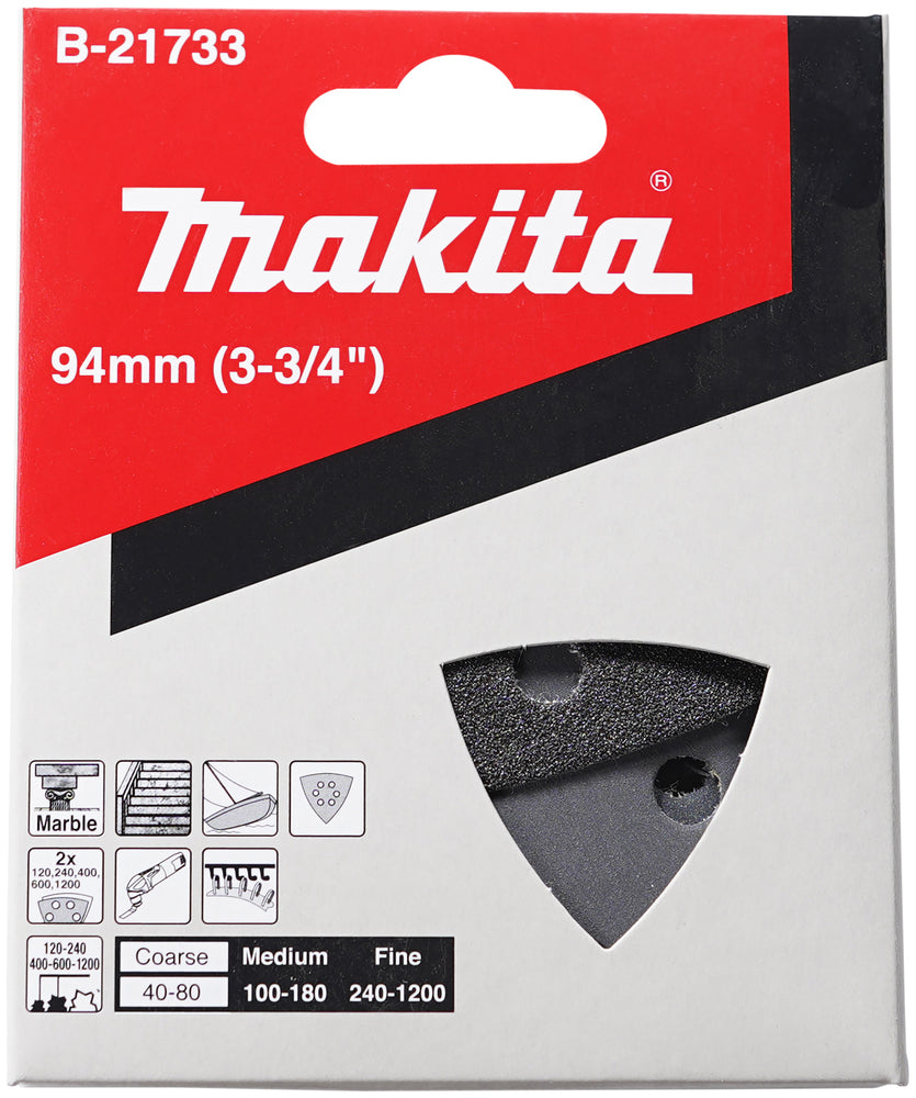 Makita Abrasive Paper set 94 mm B-21733