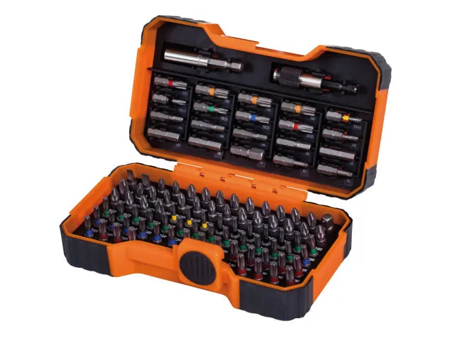 Bahco 59S100BC 59/S100BC Colour Coded Bit Set, 100 Piece