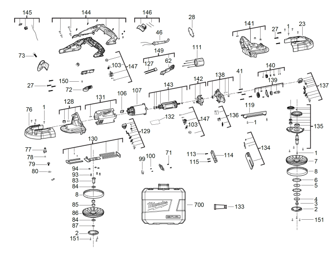 BS125 240V spare parts