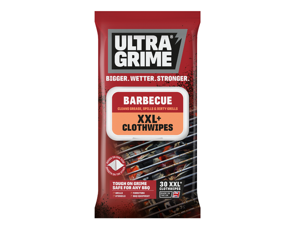 UltraGrime® Life: 5450 BBQ Clothwipes 30pk box of x6