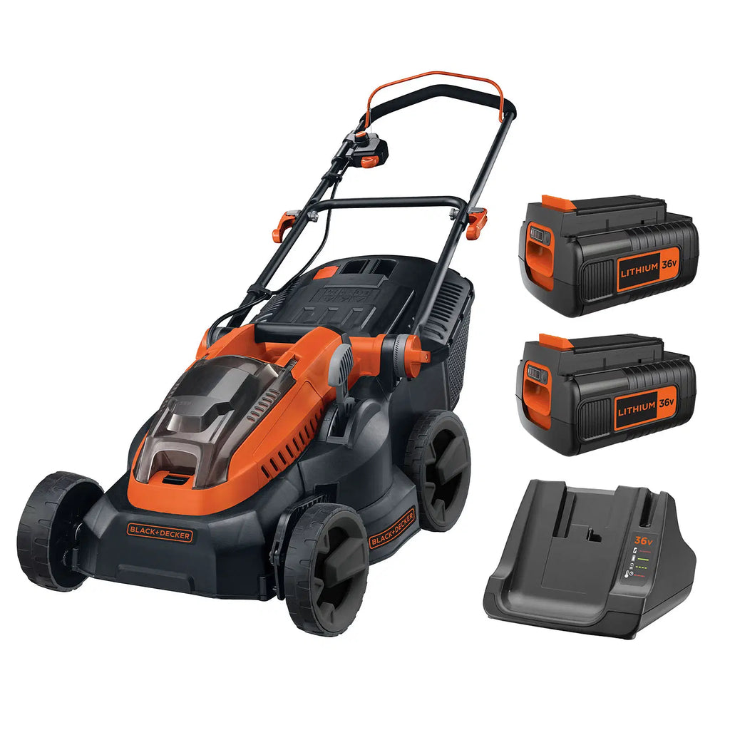 Black & decker CLM3820L2 Cordless Lawnmower 38cm 36V 2 x 2.0Ah Li-ion