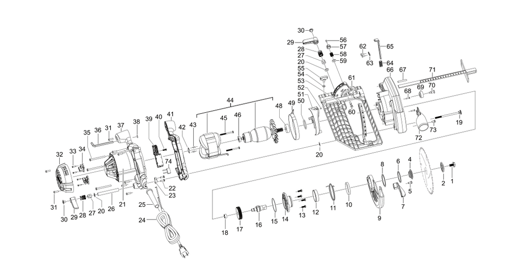 CS60 110V spare parts