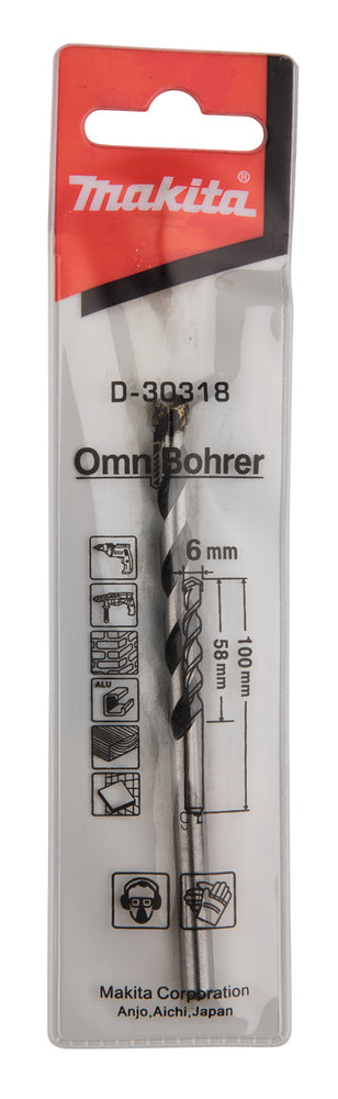 Makita Drill Bit Omnibohrer 6 x 100 mm D-30318