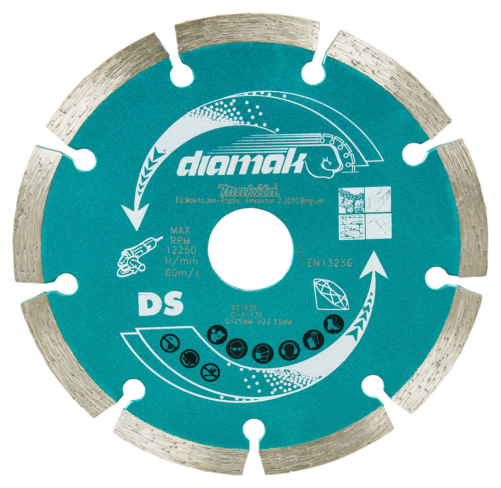 Makita Diamond Wheel Diamak, 125 x 22,23 mm D-61139