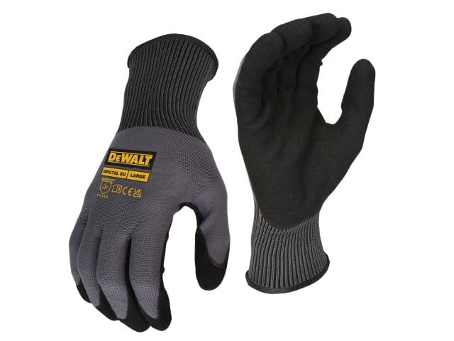 Dewalt DPG72L Coated Grip Gloves - L (Size 9)