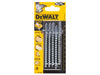 Dewalt DT2207-QZ XPC HCS Wood Jigsaw Blades Pack of 5 T101BR