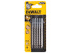 Dewalt DT2209-QZ XPC HCS Wood Jigsaw Blades Pack of 5 T101D