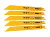 Dewalt DT2353-QZ Bi-Metal Reciprocating Blade for Metal 203mm x 14 TPI (Pack 5)