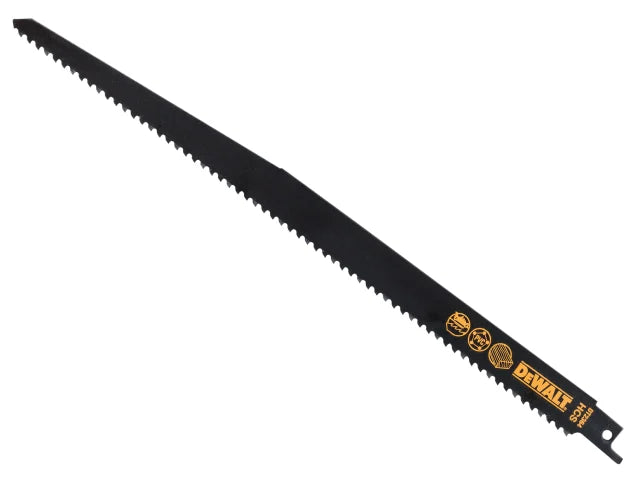 Dewalt DT2362-QZ HCS Reciprocating Blade for Wood, Fast Cuts 152mm x 6 TPI Pack of 5