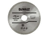 Dewalt DT3703-QZ Continuous Rim Diamond Cutting Disc 115 x 22.23mm