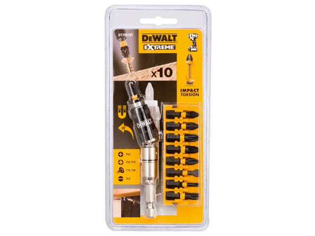 Dewalt DT70518 Extreme Impact pivoting Torsion Bit Set, 10 pc