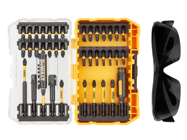 Dewalt DT70740T-QZ FlexTorq Bit Set, 38 Piece + Safety Glasses