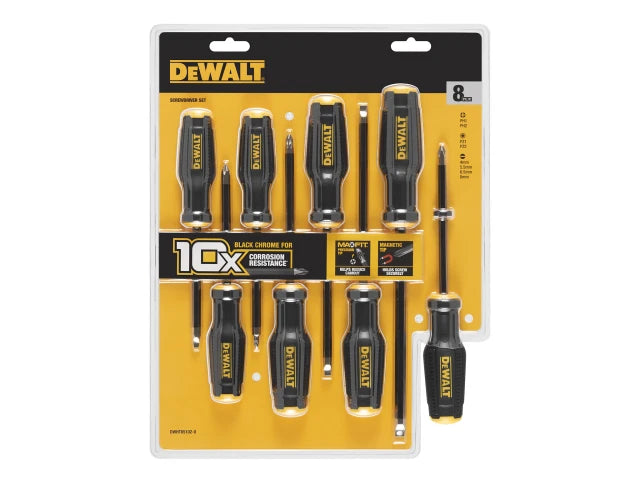 Dewalt DWHT65102-0 MAX FIT® Screwdriver Set, 8 Piece