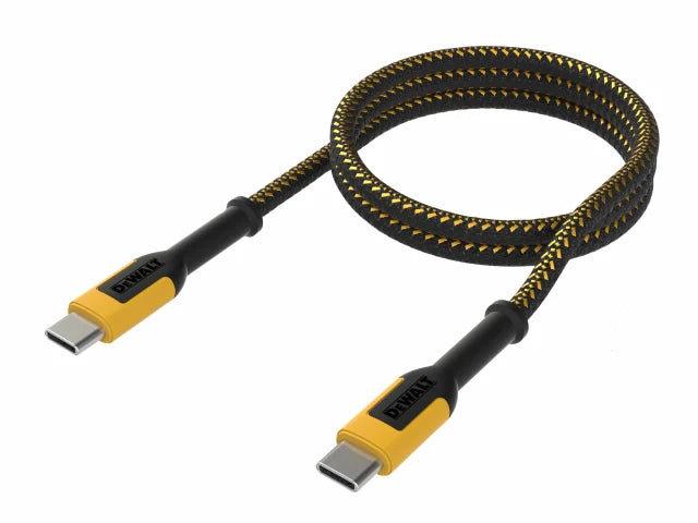 Dewalt DWT1310006 USB C to USB C 100W Reinforced Charging Cable 1.2m (4ft)