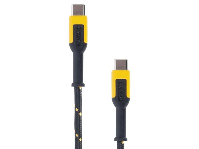 Dewalt DWT1311354 USB C to USB C Reinforced Charging Cable 1.8m (6ft)