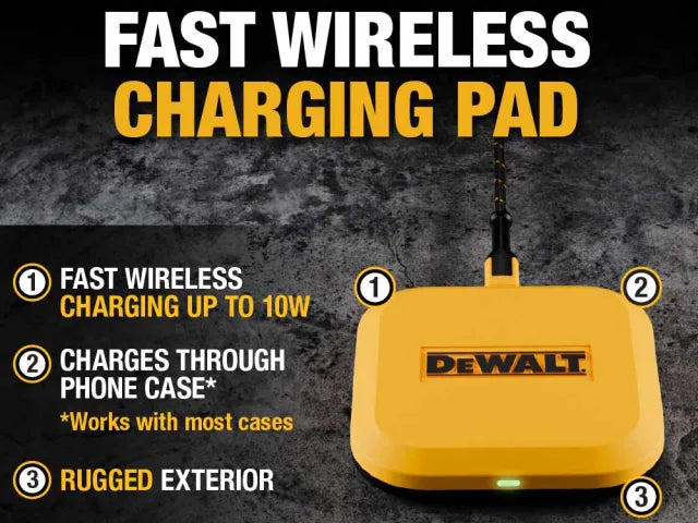 Dewalt DWT1410476 Fast Wireless Charging Pad