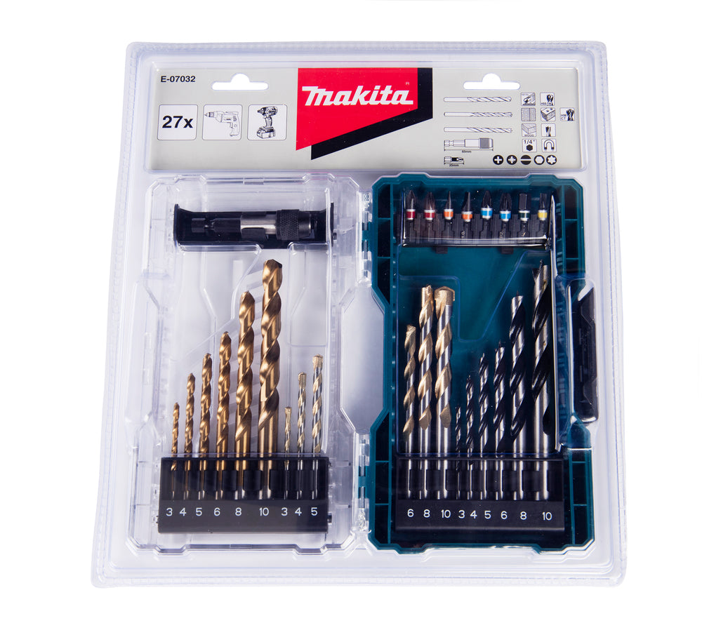 Makita Drill and Screw bit set 27 pcs E-07032