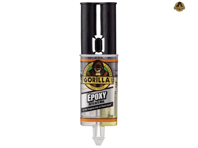 Gorilla 5 Min 2-Part Epoxy Syringe 25ml GRGGES25