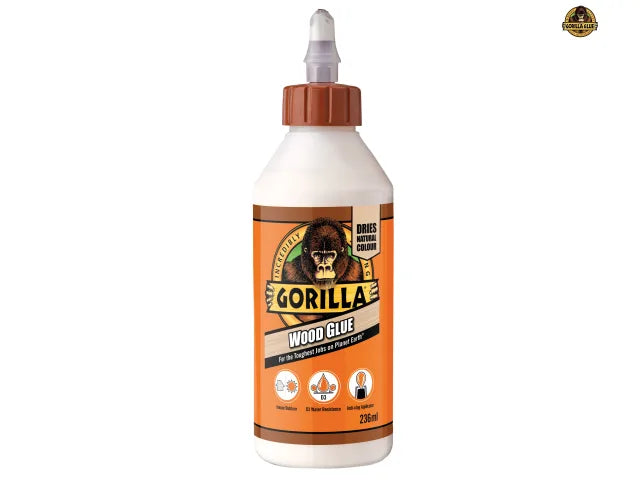 Gorilla PVA Wood Glue 236ml GRGGWG236