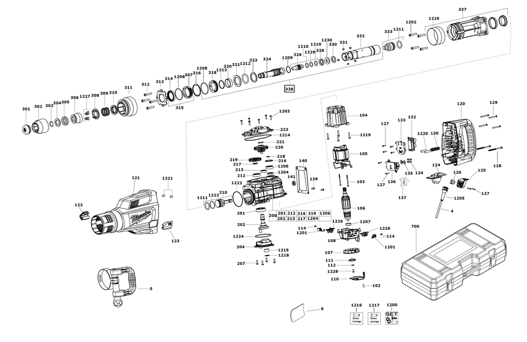 K1000S 240V - 1 spare parts