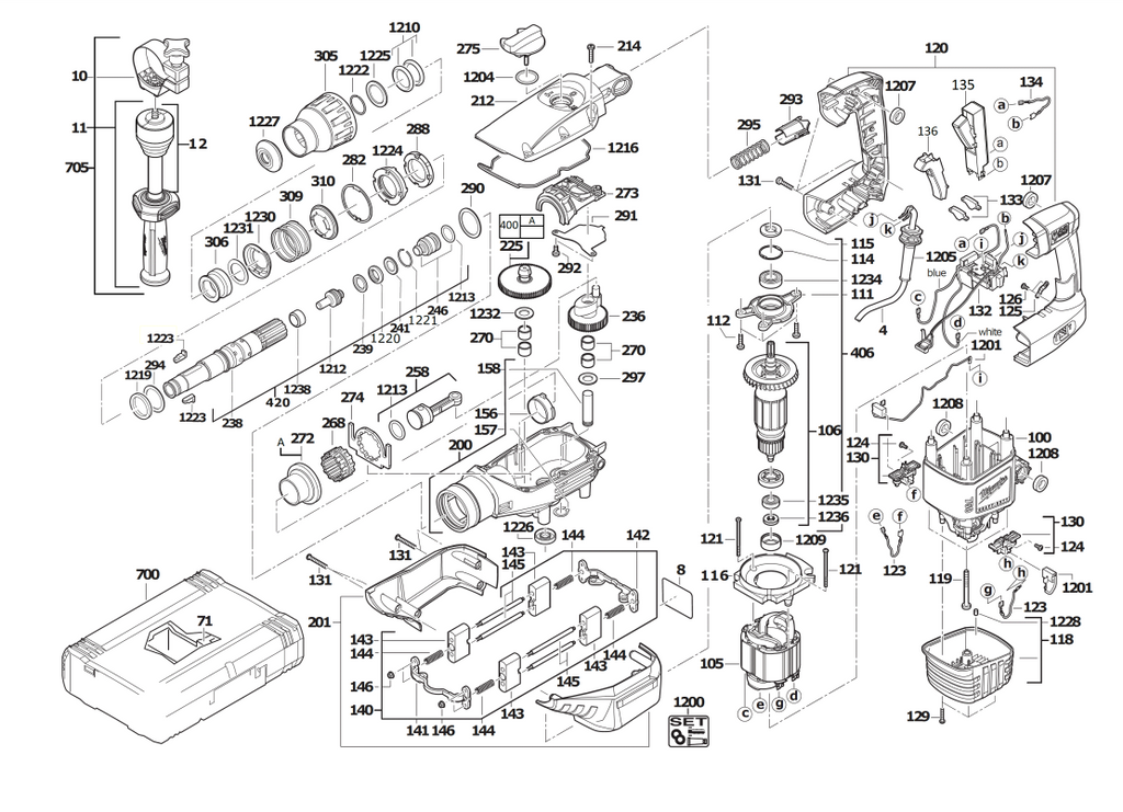 K750S 110V - 1 spare parts