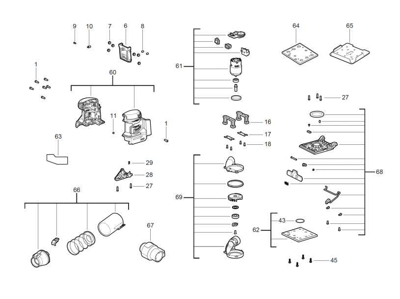 M18BQSS spare parts