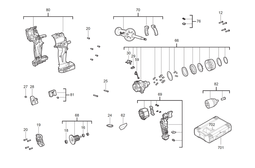 M18FPD3 spare parts