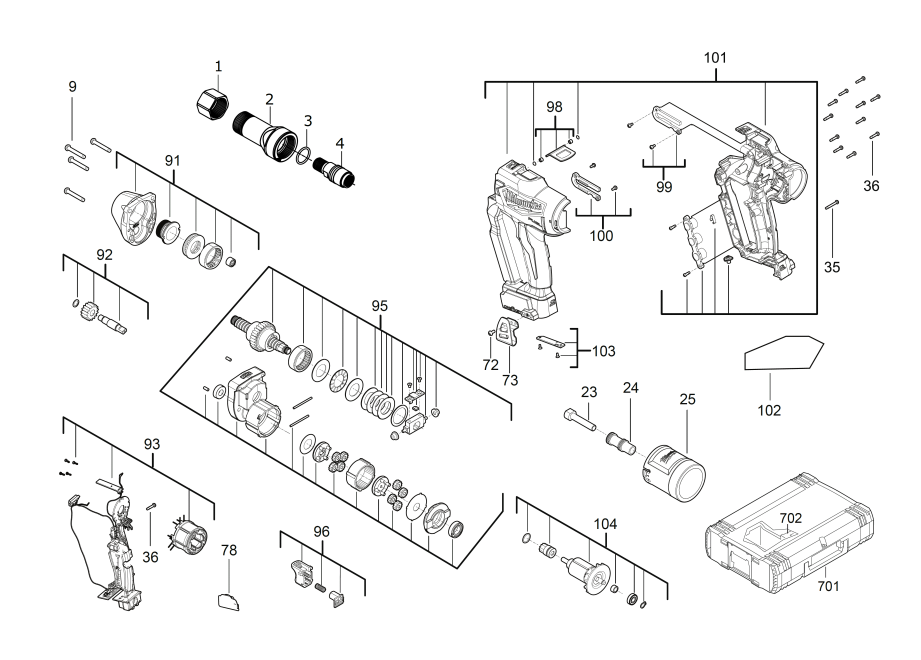 M18ONEFLT spare parts