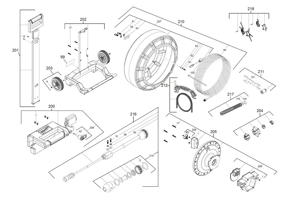 M18SIC60SC spare parts