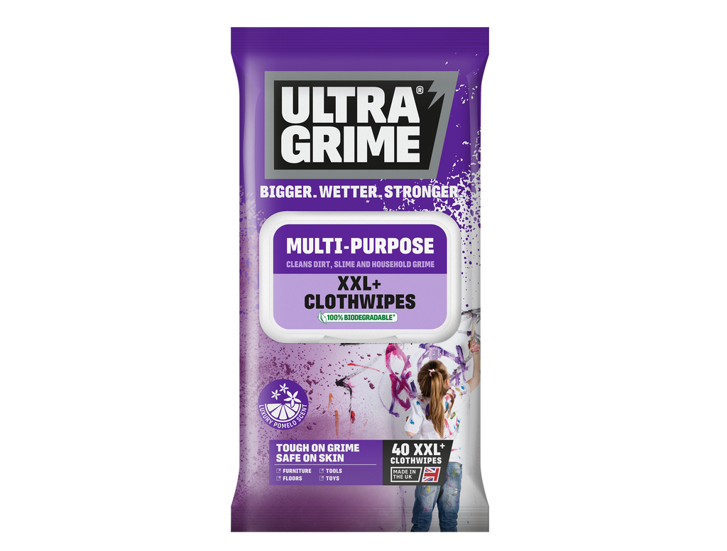 UltraGrime® Life: 5410 Multi-Purpose Pomelo Clothwipes 40pk