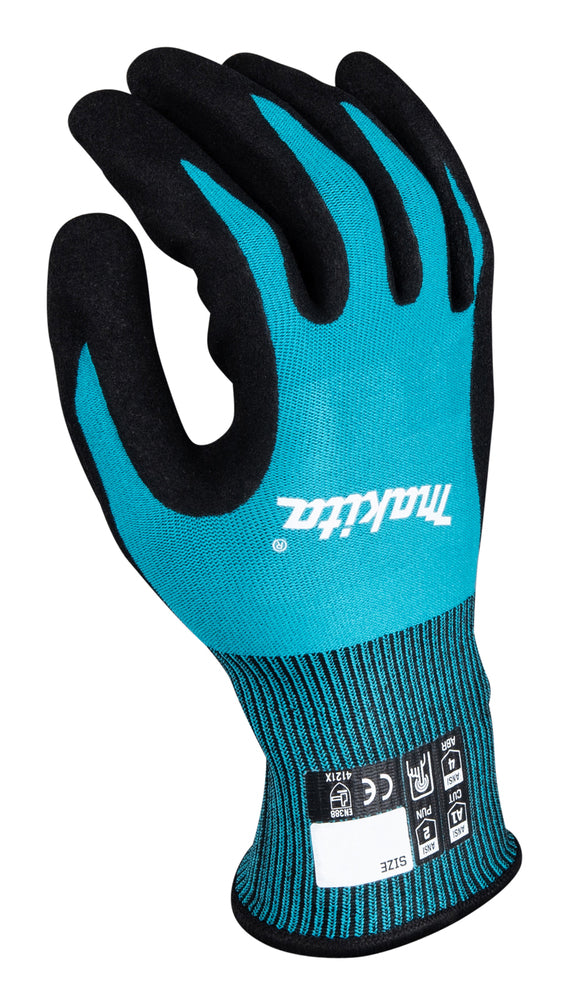 Makita Fitknit™ Cut Level 1 Nitrile Coated Dipped Gloves