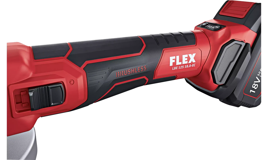 Flex 18v Cordless angle grinder with variable speed + brake 125 mm 499285 LBE 125 18.0-EC C