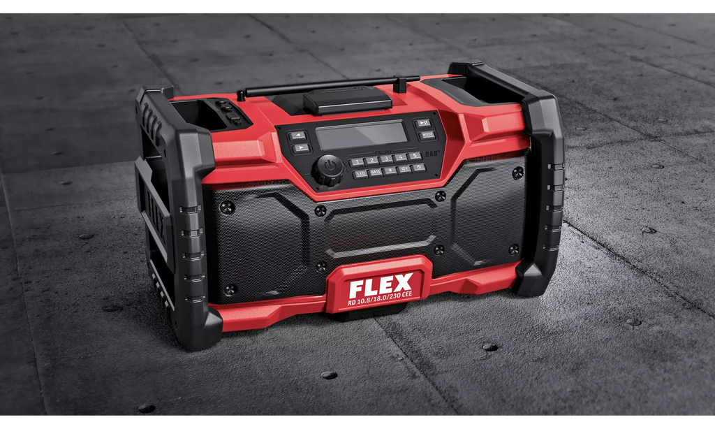 FLex Digital 10.8v / 18V cordless radio 518255 RD 10.8/18.0/230 BS bare unit