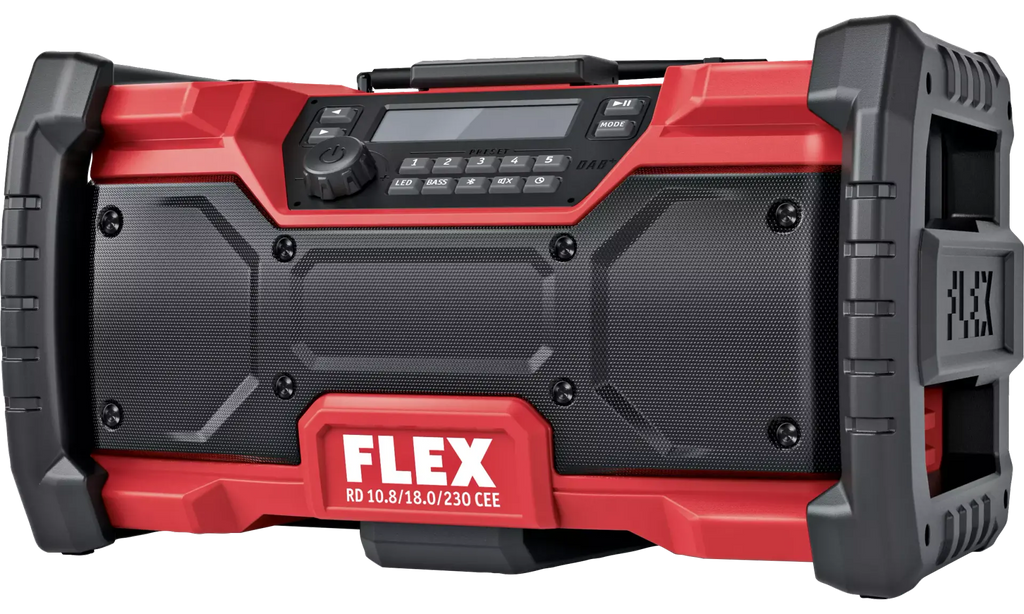 FLex Digital 10.8v / 18V cordless radio 518255 RD 10.8/18.0/230 BS bare unit