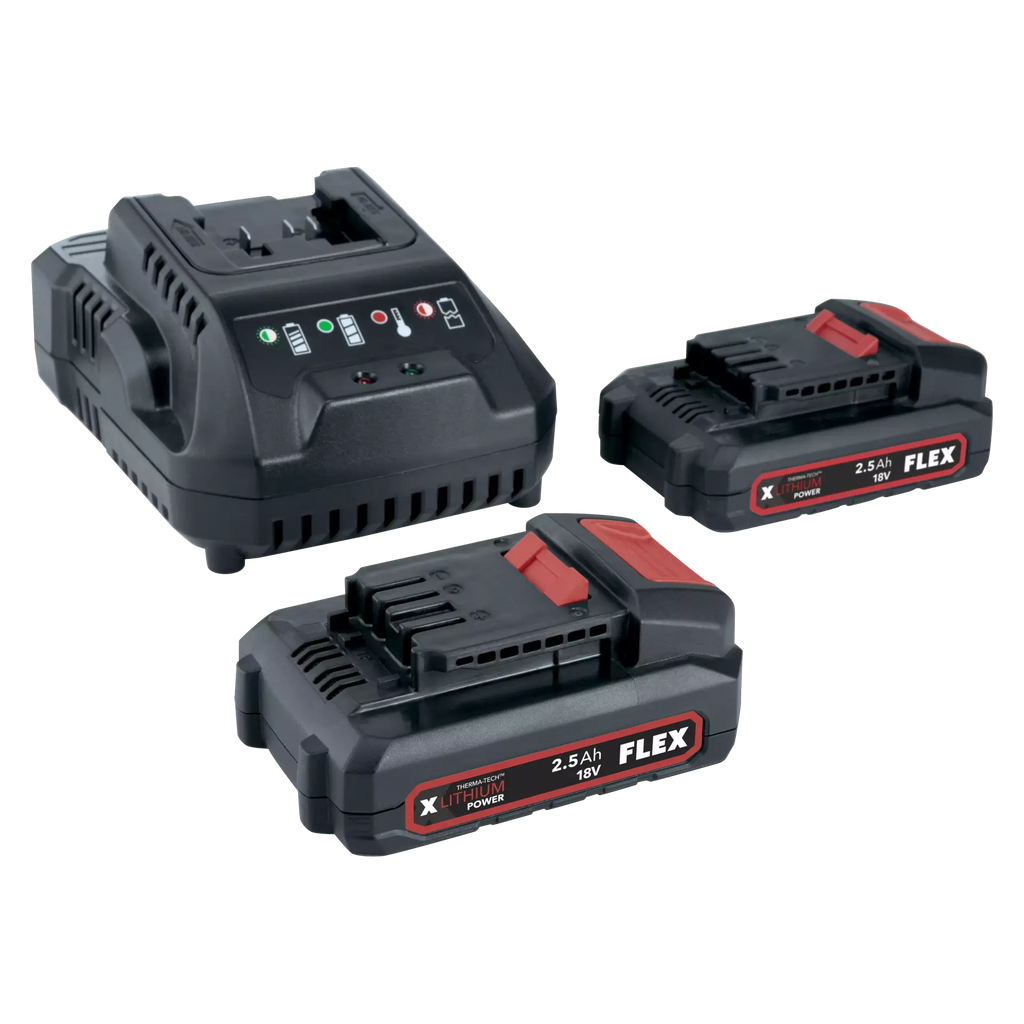 Flex 18v 2.5ah battery bundle 532750 P-Set 22 Q/BS  Power 22 Q