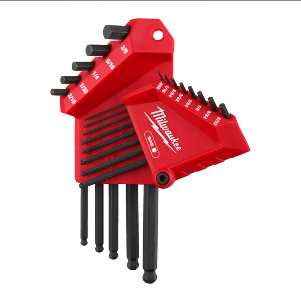 Milwaukee 13PC Imperial L-Style Hex Key Set 4932493615