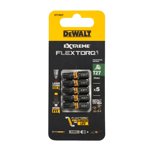 Dewalt DT7383T-QZ Extreme T27 25mm 5pk FLEXTORQ