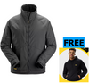 Snickers 1158 AllroundWork Winter Jacket black + FREE hoodie!