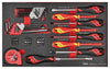 Teng tools TEFMDI54 Screwdriver & Hex/TX Key Set 2 FOAM3 54 pc